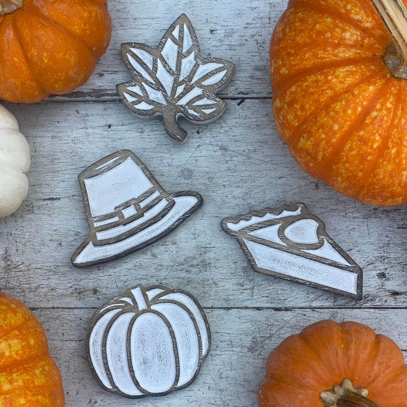 CA-5173 - Mini Fall Carved Cutouts, Set of 4