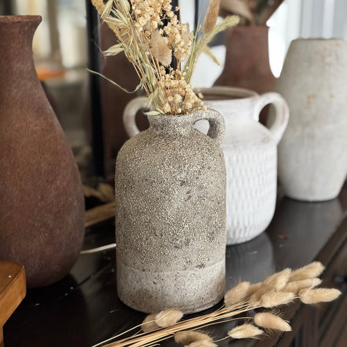 Med. Single Handle Vase 