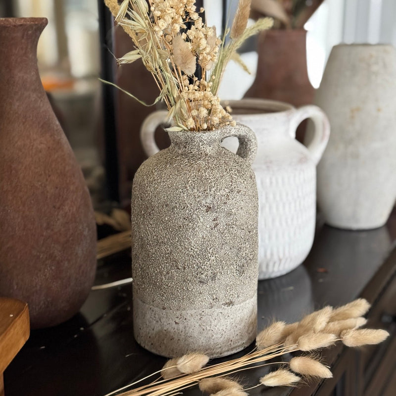 Med. Single Handle Vase 