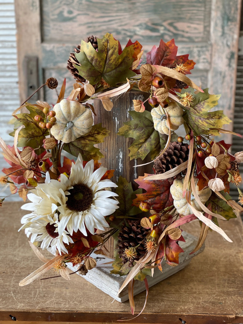 CE-2013 - *Autumn Blush Pumpkin Wreath