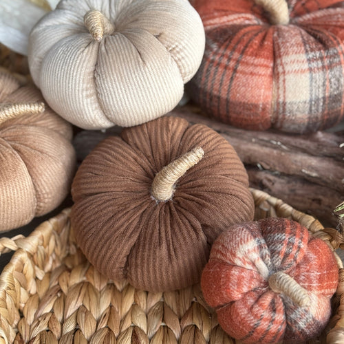 Med. Brown Corduroy Pumpkin 