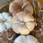 Lrg. Almond Corduroy Pumpkin 
