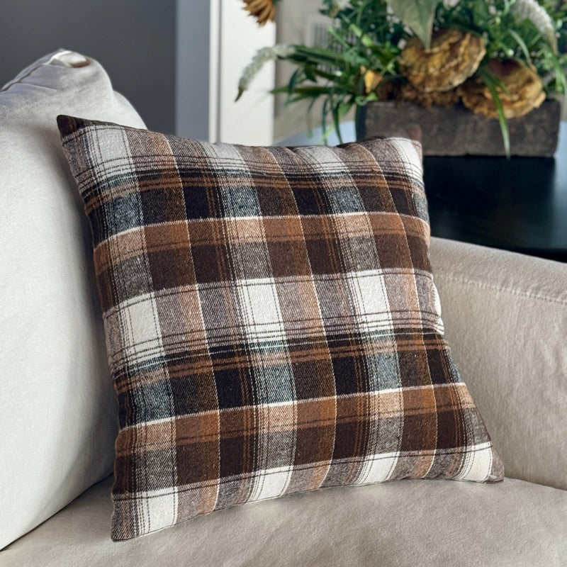 Austin Plaid Pillow 