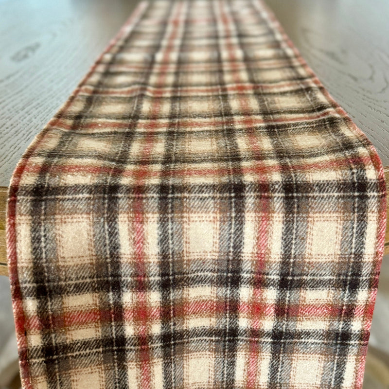 Sienna Plaid 48" Table Runner 