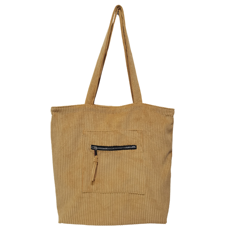 Honey Corduroy Tote 