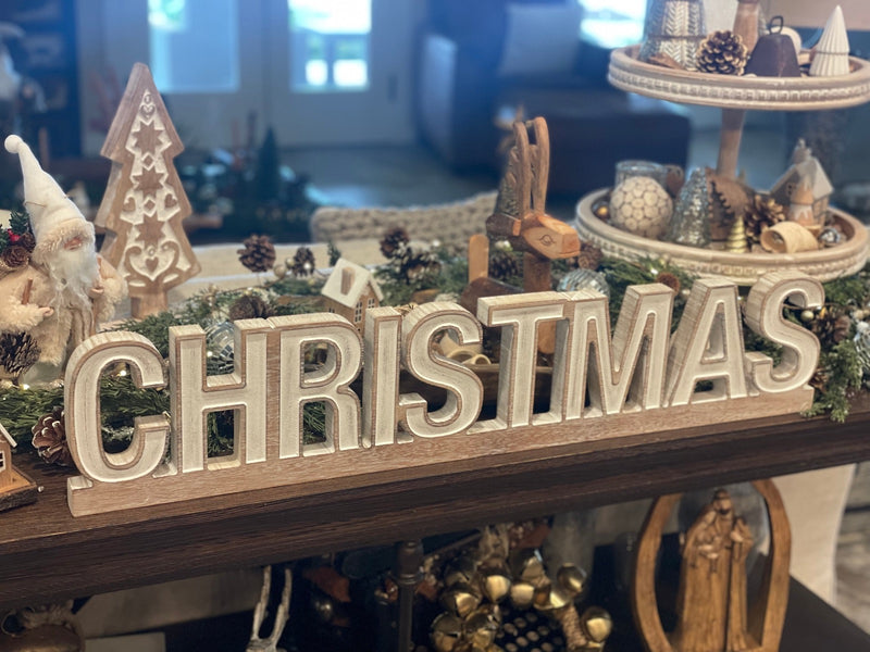 FR-3627 - Carved CHRISTMAS on Base