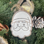 Santa Carved Ornie 