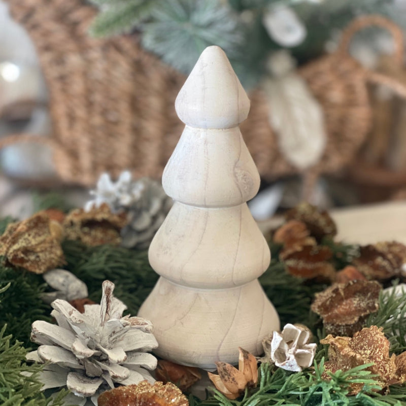 FR-3681 - 7" White Tiered Tree