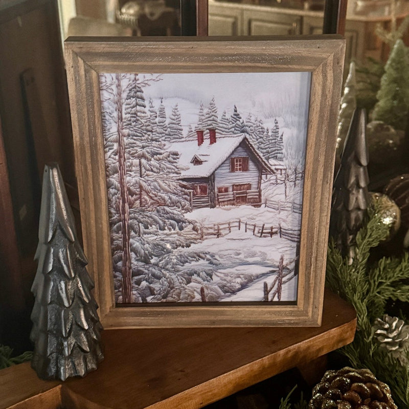 Stitched Winter Frame