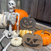 CA-5086 - Black/Wood 3D Jack-o-Lantern