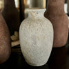 Med. Rustic White Vase 