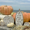 CA-5166 - Thanks Pattern Carved Pumpkin