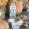 CA-5166 - Thanks Pattern Carved Pumpkin