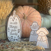 CA-5166 - Thanks Pattern Carved Pumpkin