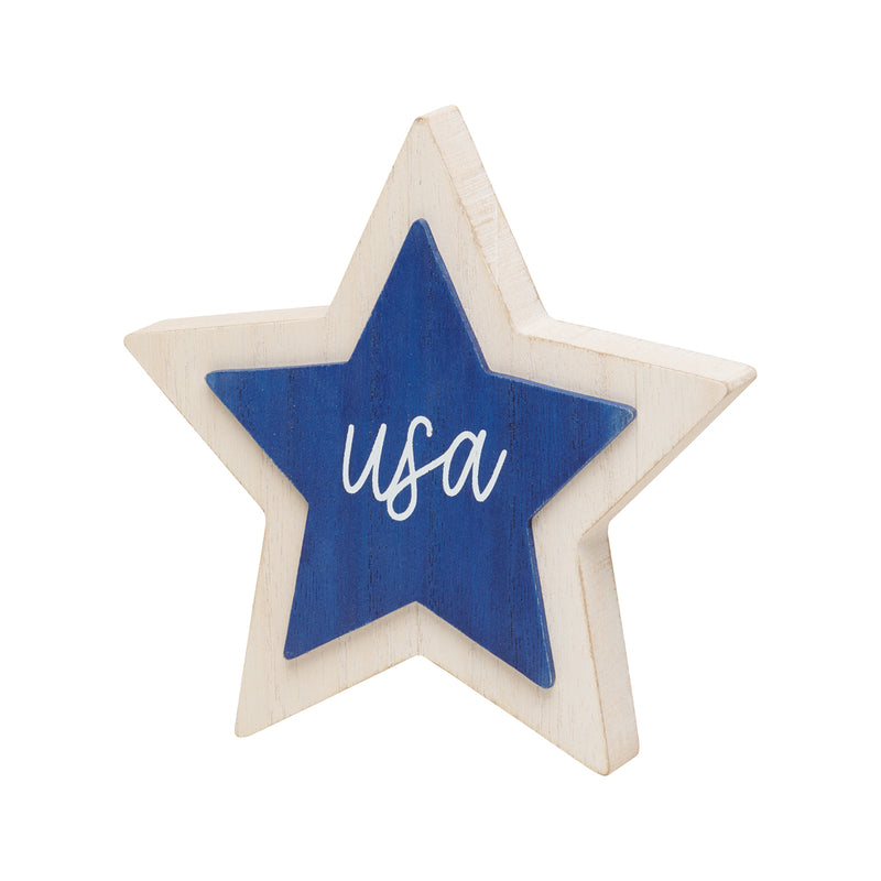 PS-8306 - Navy USA 3D Star