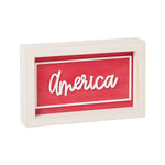 PS-8359 - America Framed Sign (Reversible)