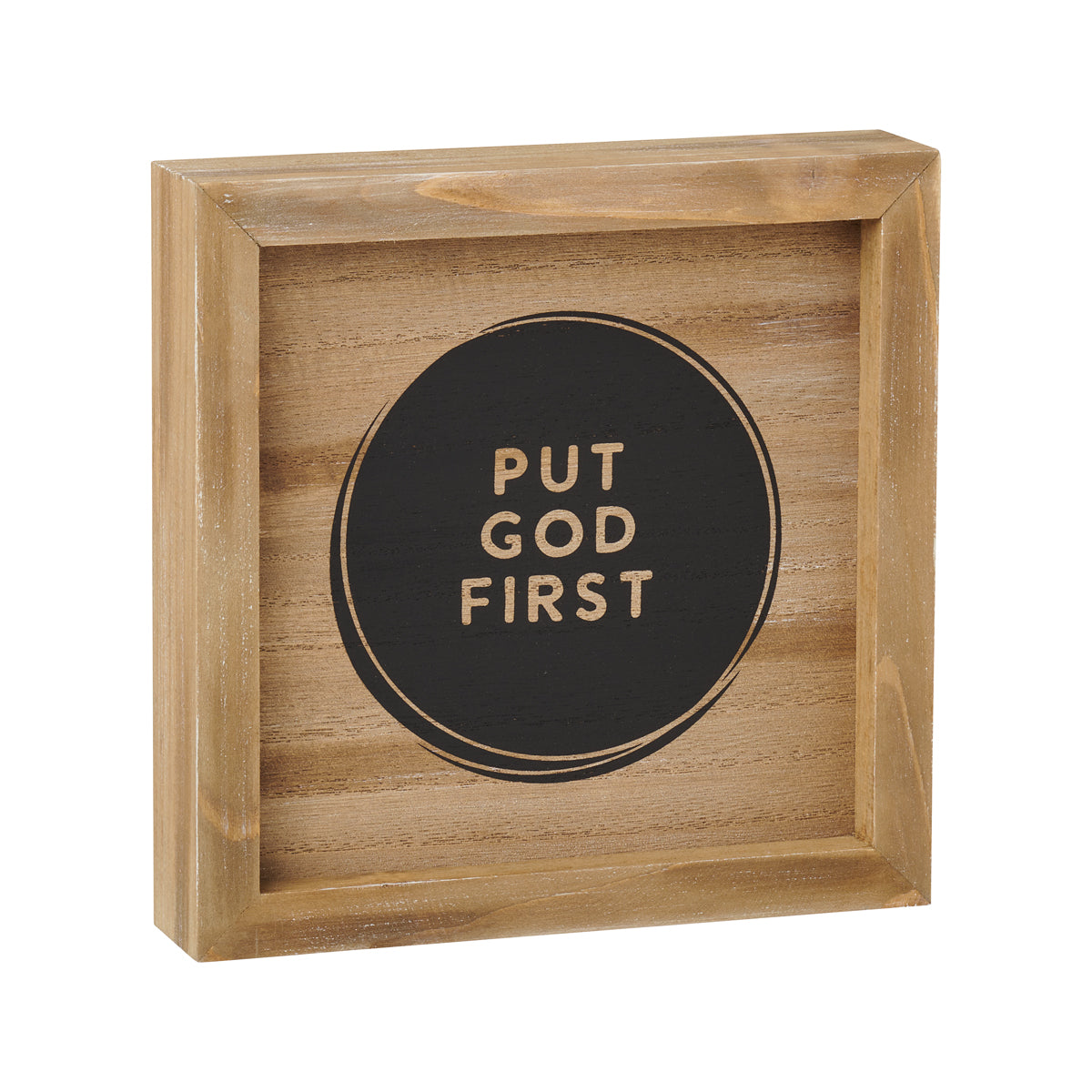 PS-8395 - Put God First Frame – Collins Fresh + Original