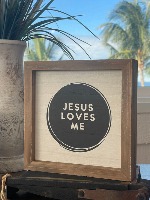 PS-8398 - Jesus Loves Me Frame