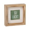 SW-2073 - Lucky/Mine Framed Sign (Reversible)