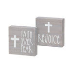 SW-2242 - Rejoice/Faith Block (Reversible)