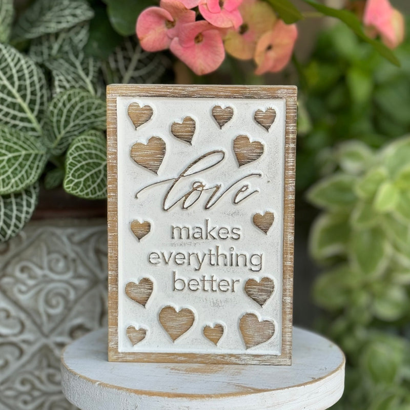 SW-3008 - Love Better Carved Block