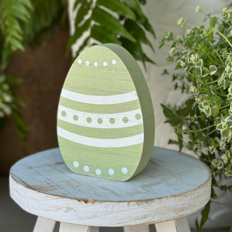 SW-3081 - Sm. Green Pattern Egg