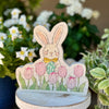 SW-3305 - Pink Tulips Bunny