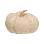 CF-3146 - Lrg. Tan Diamond Fabric Pumpkin