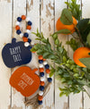 CA-4565 - Navy/Orange Pumpkins, Set of 2