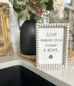 PS-8149 - A Home Beaded Box Sign