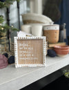 PS-8186 - All Crazy Beaded Box Sign