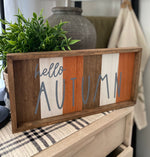 CA-4815 - Hello Autumn Plank Sign