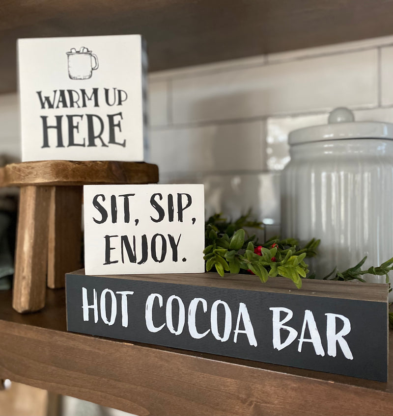 FR-1430 - *Hot Cocoa Bar Sitter