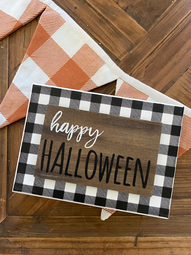 FR-8869 - Halloween BW Check Box Sign