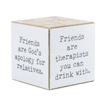 CA-3680 - Friend Sayings Cube (4-sided)