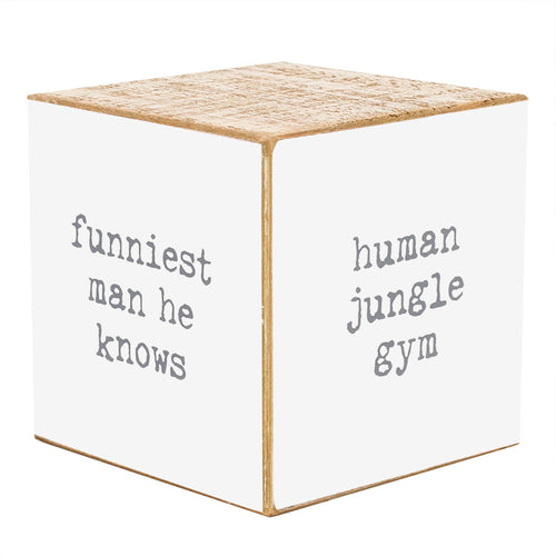 CA-3765 - Dad Sayings Cube (4-sided)