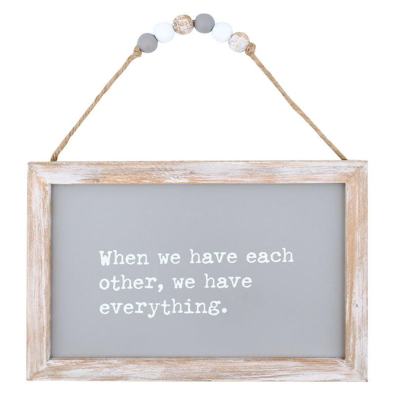 CA-3780 - *Have Each Other Beaded Hanging Sign