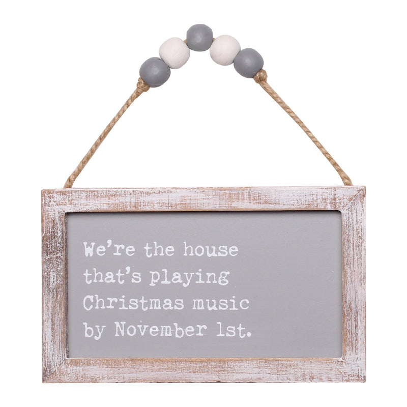 CA-4026 - Music Beaded Framed Ornie