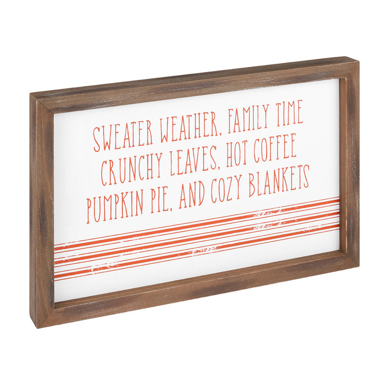 CA-4395 - *Fall Sayings OW Framed Sign