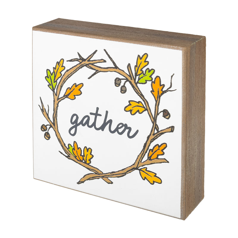 CA-4449 - Gather Wreath Box Sign