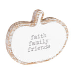 CA-4582 - Faith 3D White Pumpkin
