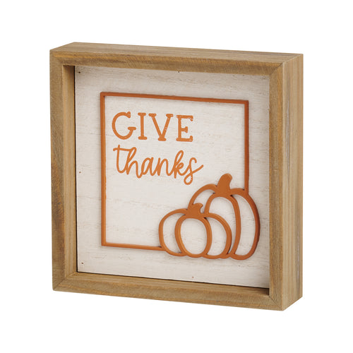 CA-5012 - Boo/Thanks Reversible Sign