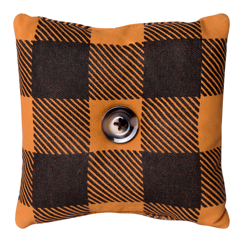 CF-2234 - OB Check Fabric Mini Pillow