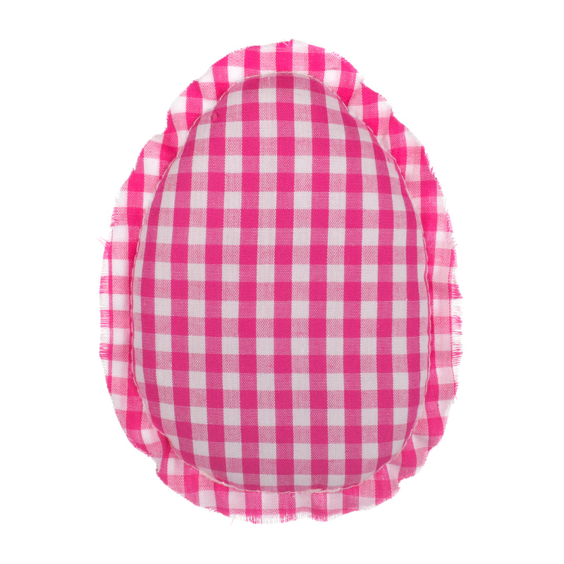 CF-2618 - *Pink Gingham Fabric Egg