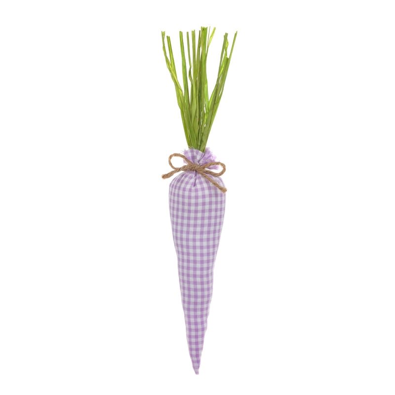 CF-2673 - *Lrg. Purple Gingham Fabric Carrot