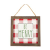 FR-1301 - Merry RW Check Framed Ornie