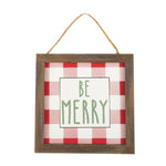 FR-1301 - Merry RW Check Framed Ornie