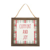 FR-1352 - Comfort Plaid Framed Ornie