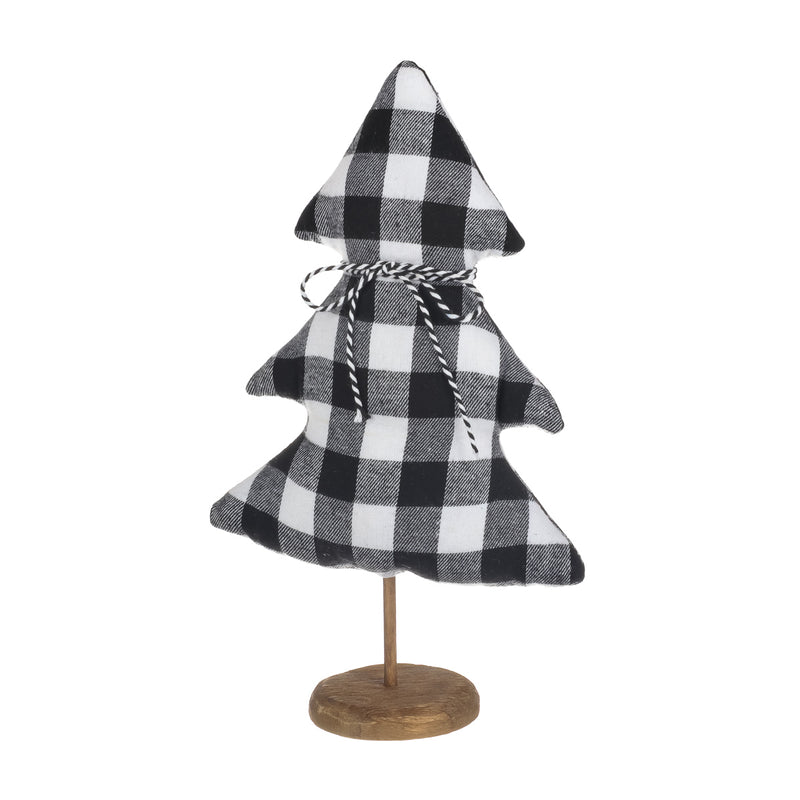 FR-1591 - *BW Check Fabric Tree on Base