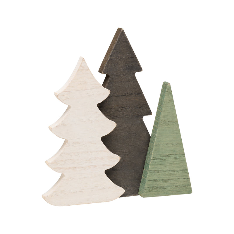 FR-3039 - Wh/Blk/Grn Washed Tree Trio